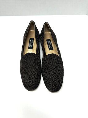 Stuart Weitzman brown woven loafers in size 10N